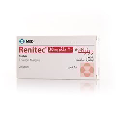 Renitec 20Mg 28 Tablets