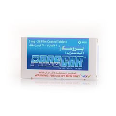 Proscar 5 Mg 28 Tablets