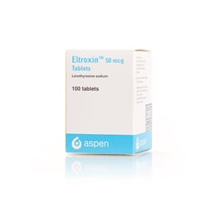 Eltroxin 50 Mcg 100 Tablets
