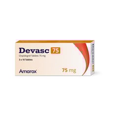Devasc 75 mg / 30 tab
