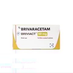 Briviact 50 mg 56 Film Coated Tablets