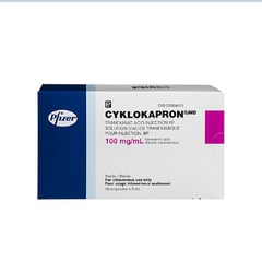 Cyklokapron 100 Mg / Ml 10 Ampoules