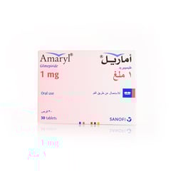 Amaryl 1 mg 30 Tablets