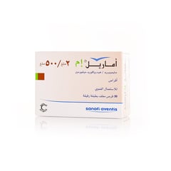 Amaryl-M 2/500 mg 30 Tablets