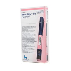 Novomix 50 Flexpen 100 Iu/Ml 5 Pens 3 Ml