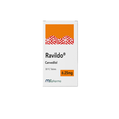 Ravildo 6.25mg 30Tabs
