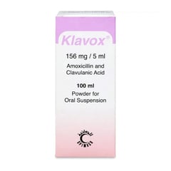 كلافوكس 156 مجم معلق 100 مل
