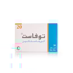 Tovast 20 Mg 30 Tablets