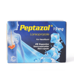 Peptazol 15mg 28Caps