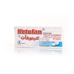 Ketofan 25Mg 20 Tablets