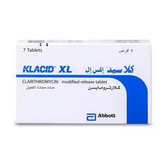 Klacid-Xl 500 Mg 7 Tablets