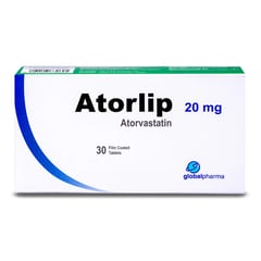 Atorlip 20 mg 30 Tablets