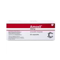 Amoxil 250 mg 20 Capsules