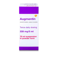Augmentin 228 mg Suspension 70 ml