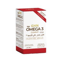 GHN أوميغا 3 180 ملغ علكة - اقراض مضغ