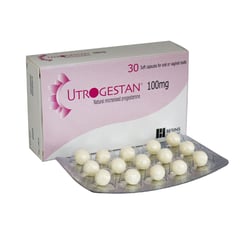 Utrogestan 100mg 30 Caps