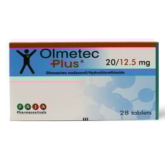 Olmetec 20/12.5 Mg 28 Tablets
