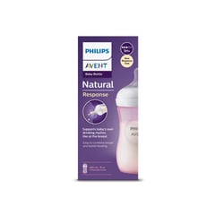 Avent 903/01 Feeding Bottle Natural Plastic 260Ml