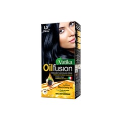 طقم فاتيكا لصبغ الشعر 1.0 أسود مزرق