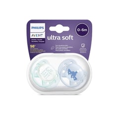 Avent 091/07 Ultra Soft Soother 0-6M Boys