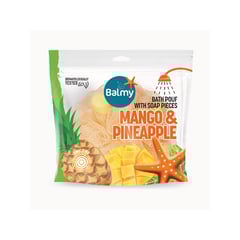 Balmy Bath Pouf With Mango & Pineapple Soap