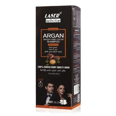 ليزر وايت 2717 شامبو صبغة الشعر بالأرجان بني غامق 200 مل