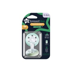 تومي تيبي لهاية ليلية بشكل حلمة الثدي 0-6 شهور (عبوة 2)