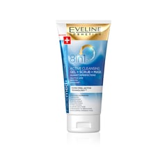 Eveline Facemed+ 8In1 Active Cleansing Gel+Scrub+Mask 150ml