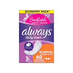 Always Pantyliner Normal 40