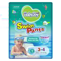 Baby Joy Swim Pants size (3-4) 12 pcs