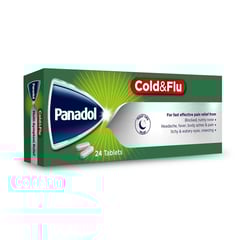 Panadol Cold & Flu 24Tabs (Green) Night