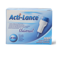 Acti-Lance Diabetic Lancets Universal 23 G 100 Pieces