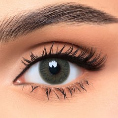 عدسات أفلي اليومية بلون زمردي