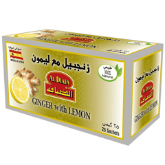 Al Diafa Ginger With Lemon 25 Sachets