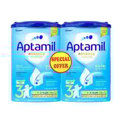Aptamil Advance (3) Milk (2 X 800g)
أبتاميل أدفانس (3) حليب الأطفال عبوة مزدوجة (2 * 800 جم)