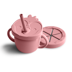 Bimbly Multi-Use Silicone Cup 3 in 1 Pink
