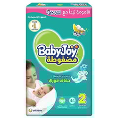 Baby Joy (2) Small 3.5-7 Kg Value Pack 44 Diapers