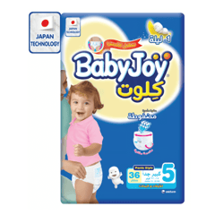 Baby Joy Compressed Pants Unisex Junior (5) 15-22 Kg Giant Pack 36 Diapers