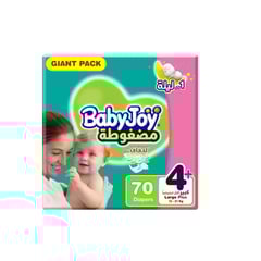 Baby Joy Size (4+) Giant Pack 70 Diapers