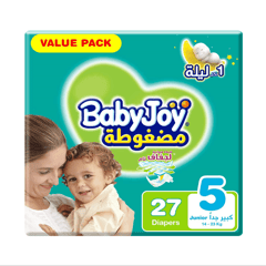 Baby Joy Size 5 Junior 14-25 Kg Value Pack 27 Diapers