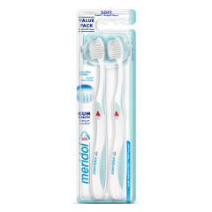 Meridol Tooth Brush Soft (1+1)
ميريدول فرشاة اسنان ناعمه (1+1)