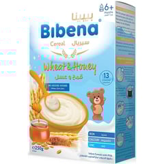 Bibena Cereal Wheat & Honey 250g
بيبينا سيريال قمح وعسل 250 جم