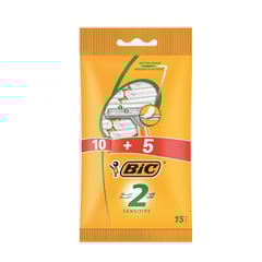BIC 2 Sensitive Razor (Pack of 15)