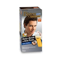 Bigen Men'S Cream Color Dark Brown 103