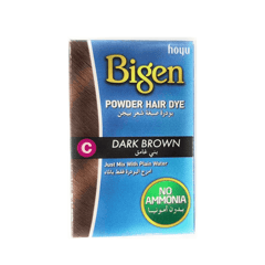 Bigen Powder Hair Dye Dark Brown 'C'
بايجن بودرة صبغة شعر بنى غامق