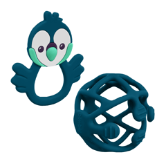 Bimbly baby Silicone Teethers set- Dark Blue
