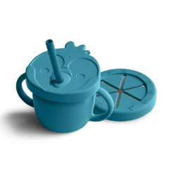 Bimbly Multi Use Silicone Cup 3 in 1 Dark Blue
