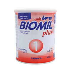 Biomil Plus (1) Baby Milk 400g
بيوميل بلس (1) حليب أطفال ٤٠٠ جم