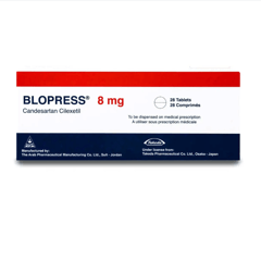 Blopress 8 mg 28 Tablets
