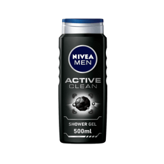 Nivea Shower Gel For Men Active 500 Ml
نيفيا آكتيف كلين – جل استحمام 3X1 (500 مل)
